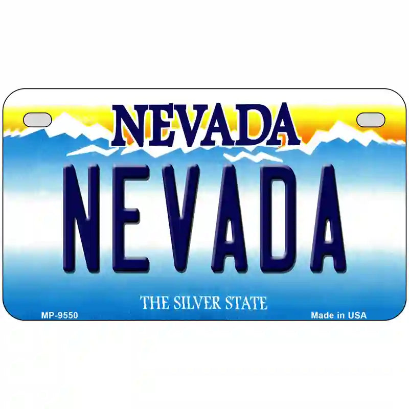 Nevada Nevada Novelty Metal License Plate 7" x 4" (MP)