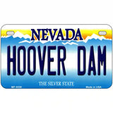 Hoover Dam Nevada Novelty Metal License Plate 7" x 4" (MP)