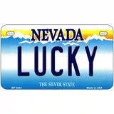 Lucky Nevada Novelty Metal License Plate 7" x 4" (MP)