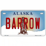 Barrow Alaska State Novelty Metal License Plate 7" x 4" (MP)