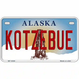 Kotzebue Alaska State Novelty Metal License Plate 7" x 4" (MP)