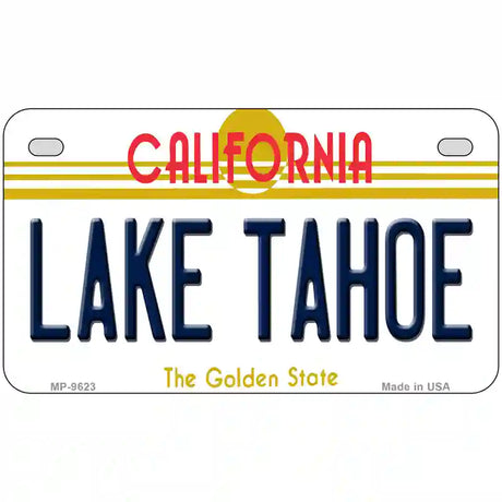 Lake Tahoe California Novelty Metal License Plate 7" x 4" (MP)