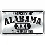 Property Of Alabama Novelty Metal License Plate 7" x 4" (MP)