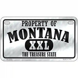 Property Of Montana Novelty Metal License Plate 7" x 4" (MP)