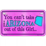 Arizona Girl Novelty Metal License Plate 7" x 4" (MP)