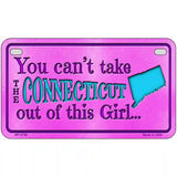 Connecticut Girl Novelty Metal License Plate 7" x 4" (MP)