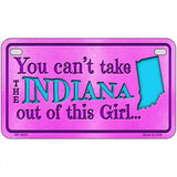 Indiana Girl Novelty Metal License Plate 7" x 4" (MP)