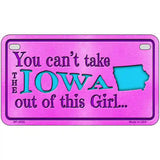 Iowa Girl Novelty Metal License Plate 7" x 4" (MP)