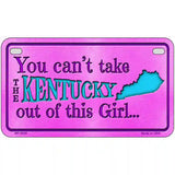 Kentucky Girl Novelty Metal License Plate 7" x 4" (MP)