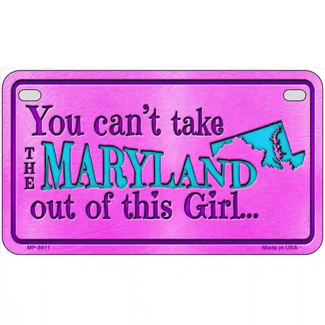 Maryland Girl Novelty Metal License Plate 7" x 4" (MP)