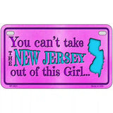 New Jersey Girl Novelty Metal License Plate 7" x 4" (MP)