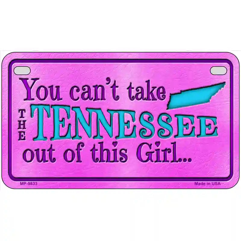 Tennessee Girl Novelty Metal License Plate 7" x 4" (MP)