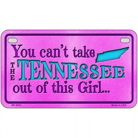 Tennessee Girl Novelty Metal License Plate 7" x 4" (MP)