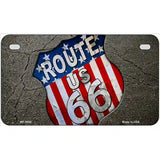 Asphalt Highway Metal Novelty License Plate 7" x 4" (MP)