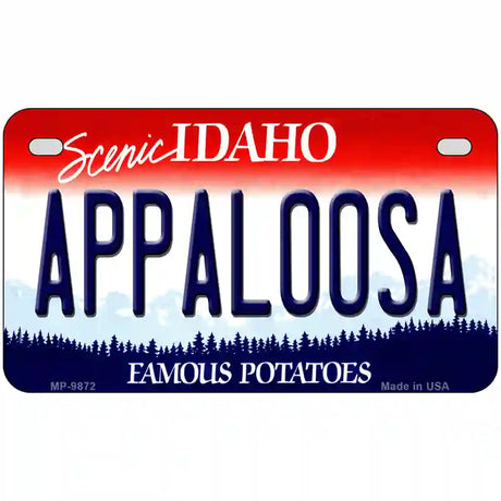 Appaloosa Idaho Metal Novelty License Plate 7" x 4" (MP)