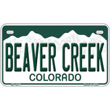 Beaver Creek Colorado Metal Novelty License Plate 7" x 4" (MP)