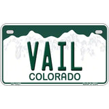 Vail Colorado Metal Novelty License Plate 7" x 4" (MP)