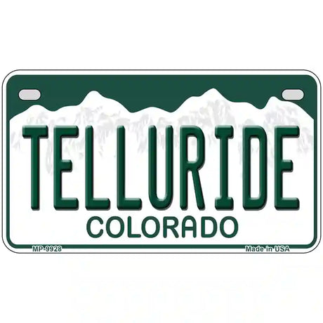 Telluride Colorado Metal Novelty License Plate 7" x 4" (MP)