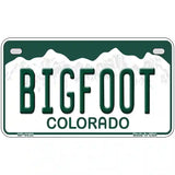 Bigfoot Colorado Metal Novelty License Plate 7" x 4" (MP)