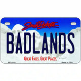 Badlands South Dakota Metal Novelty License Plate