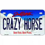 Crazy Horse South Dakota Metal Novelty License Plate 7" x 4" (MP)