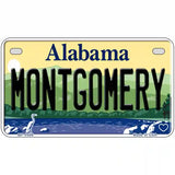 Montgomery Alabama Metal Novelty License Plate 7" x 4" (MP)