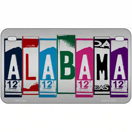 Alabama License Plate Art Metal Novelty License Plate 7" x 4" (MP)