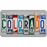 Colorado License Plate Art Metal Novelty License Plate