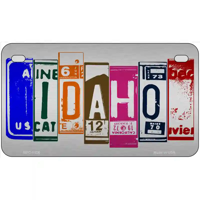 Idaho License Plate Art Metal Novelty License Plate 7" x 4" (MP)