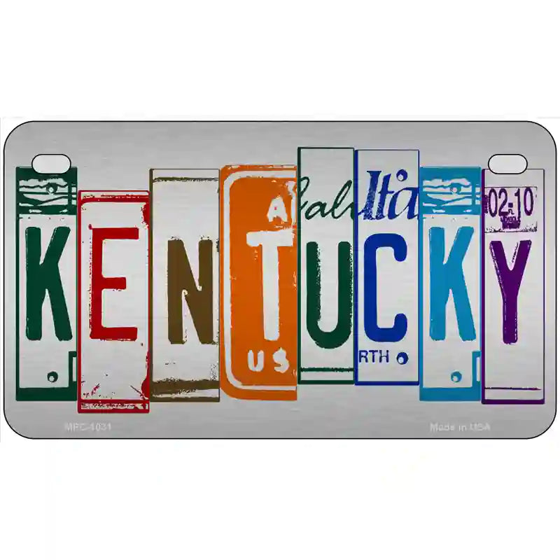 Kentucky License Plate Art Metal Novelty License Plate 7" x 4" (MP)