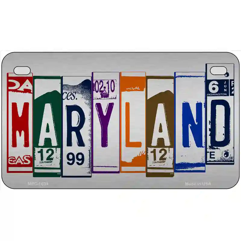 Maryland License Plate Art Metal Novelty License Plate 7" x 4" (MP)