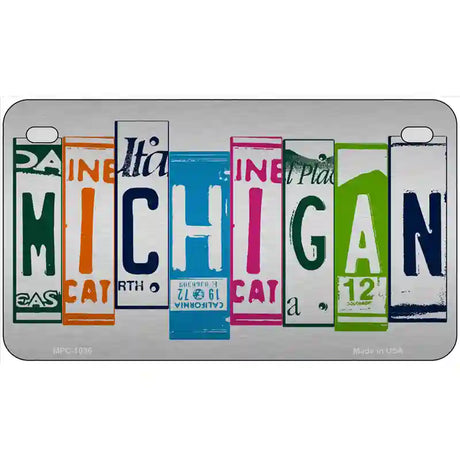 Michigan License Plate Art Metal Novelty License Plate 7" x 4" (MP)