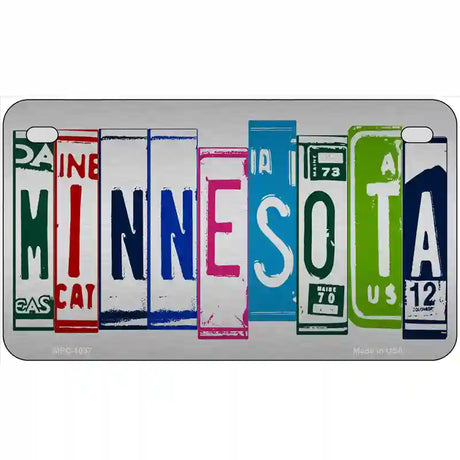 Minnesota License Plate Art Metal Novelty License Plate 7" x 4" (MP)