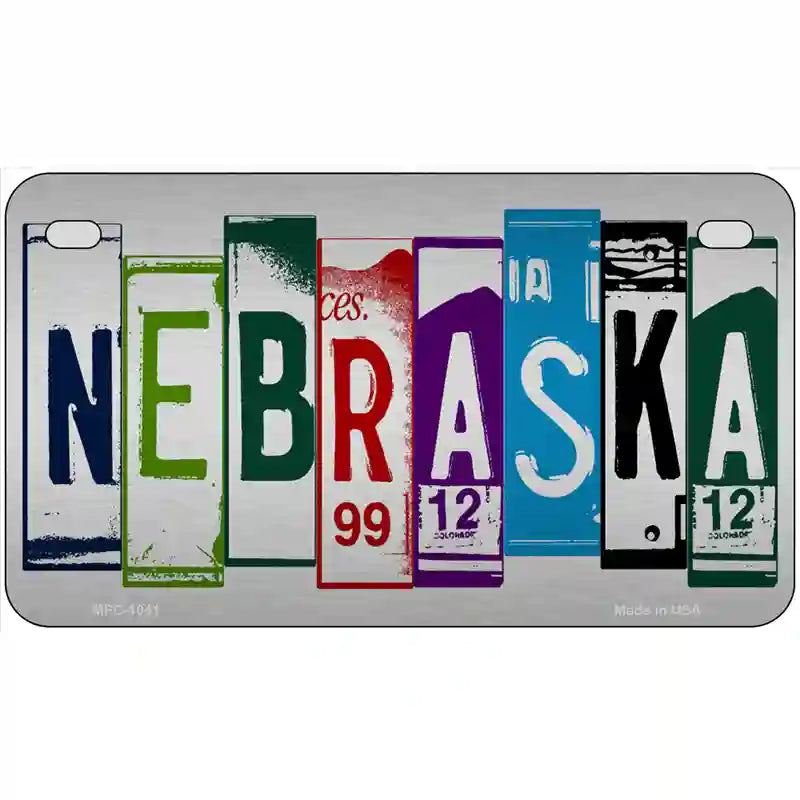 Nebraska License Plate Art Metal Novelty License Plate