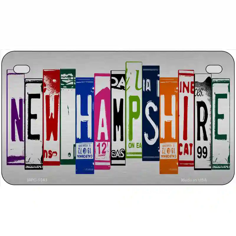 New Hampshire License Plate Art Metal Novelty License Plate 7" x 4" (MP)