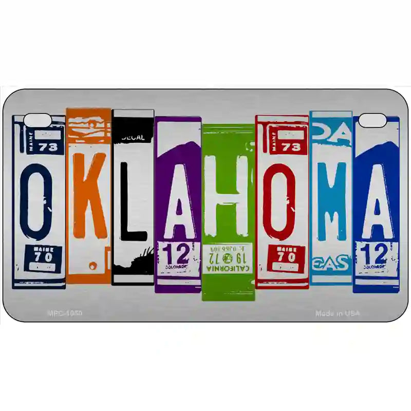 Oklahoma License Plate Art Metal Novelty License Plate 7" x 4" (MP)