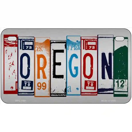 Oregon License Plate Art Metal Novelty License Plate 7" x 4" (MP)