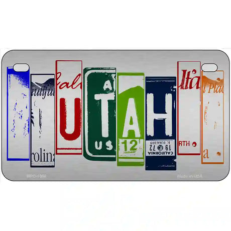 Utah License Plate Art Metal Novelty License Plate 7" x 4" (MP)