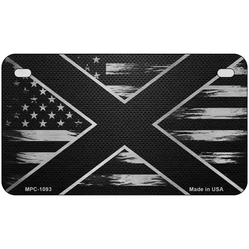 Alabama Carbon Fiber Novelty Metal License Plate 7" x 4" (MP)