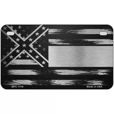 Mississippi Carbon Fiber Novelty Metal License Plate 7" x 4" (MP)