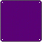 Purple Solid Novelty Metal Square Sign 6" (MSQ)