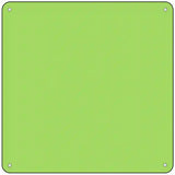 Lime Green Solid Novelty Metal Square Sign 6" (MSQ)