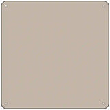 Tan Solid Novelty Metal Square Sign 6" (MSQ)