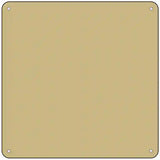 Gold Solid Novelty Metal Square Sign 6" (MSQ)