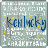 Kentucky Motto Novelty Metal Square Sign 6" (MSQ)