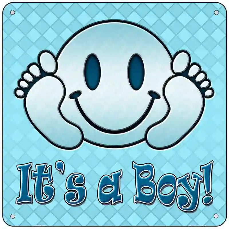 Its A Boy Novelty Metal Square Sign SQ-281 6" (MSQ)