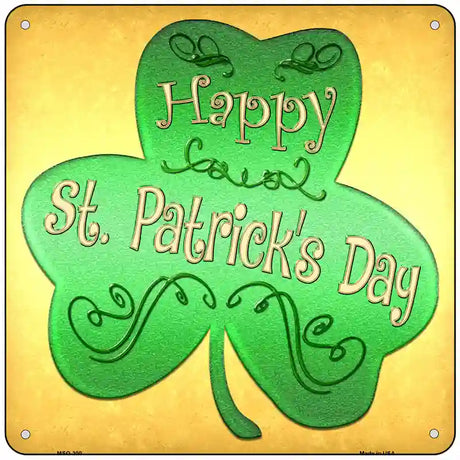 Shamrock Novelty Metal Square Sign 6" (MSQ)