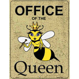 Office Of The Queen Metal Novelty Parking Sign 9" x 12" (P)