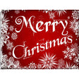 Merry Christmas Metal Novelty Parking Sign 9" x 12" (P)