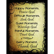 Happy Moments Metal Novelty Parking Sign 9" x 12" (P)